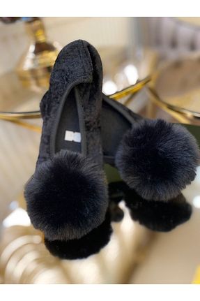 پاندوف مشکی زنانه پارچه ای CEYDA SHOES - کد 776137501