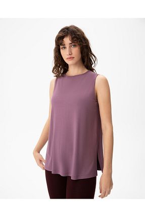 بلوز بنفش زنانه ساده Ayma Active - کد 820218874