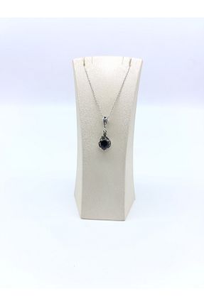 گردنبند نقره مشکی زنانه 925 عیار Furkan Oltutaşı - کد 884534245
