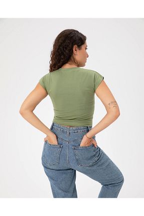 تیشرت سبز زنانه رگولار Ayma Active - کد 850435754
