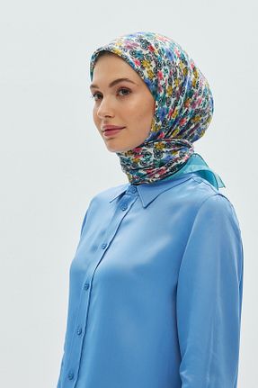 روسری سرمه ای پنبه ای Blue Ocean - کد 884547599