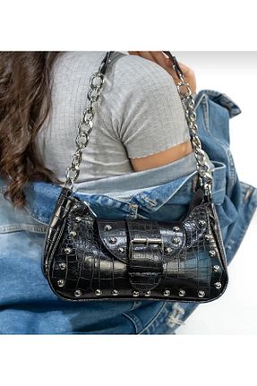 کیف دوشی رنگی زنانه چرم مصنوعی shining bag - کد 882900273
