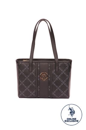 کیف دوشی مشکی زنانه چرم مصنوعی U.S. Polo Assn. - کد 41712534