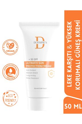 کرم ضد آفتاب صورت SPF 50 + Dermines - کد 761621122