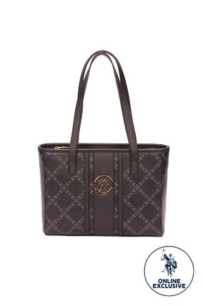 کیف دوشی مشکی زنانه چرم مصنوعی U.S. Polo Assn. - کد 149165489