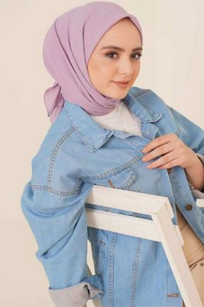 روسری بنفش پلی استر Melodi Scarf - کد 884554049