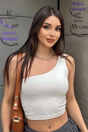بلوز سفید زنانه ساده KaSheHa - کد 709650379