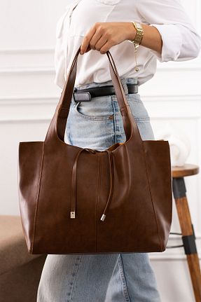 کیف دستی قهوه ای زنانه سایز متوسط Lifonbag - کد 884636339