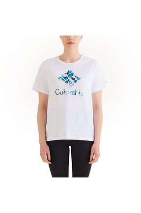 تیشرت اسپرت سفید زنانه رگولار Columbia - کد 822505244