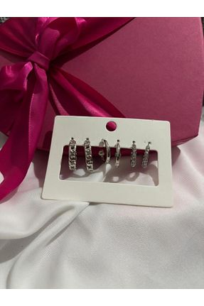 گوشواره استیل (فولاد) زنانه استیل (فولاد) EMKA AKSESUAR - کد 884689631