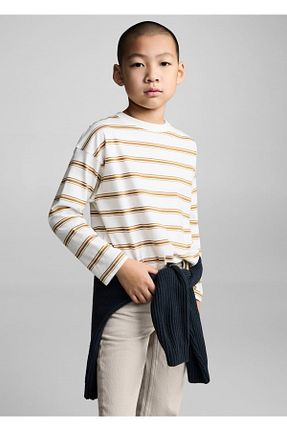 تیشرت زرد بچه گانه رگولار MANGO Kids - کد 884835156