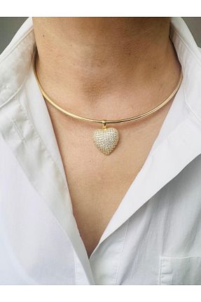 گردنبند جواهر طلائی زنانه روکش طلا DEVİ fashion - کد 884718144