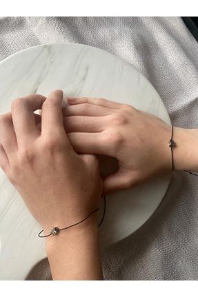 دستبند جواهر مشکی زنانه NisFive - کد 884731837