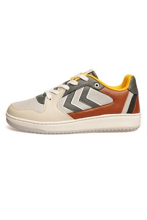 کفش پیاده روی بژ زنانه چرم مصنوعی hummel - کد 848458669