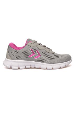 کفش اسنیکر طوسی زنانه بند دار hummel - کد 848458562