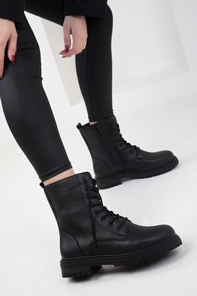 بوت / نیم بوت مشکی زنانه چرم مصنوعی SOHO - کد 883819129
