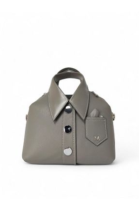 کیف دوشی طوسی زنانه چرم مصنوعی Matmazel - کد 882256131