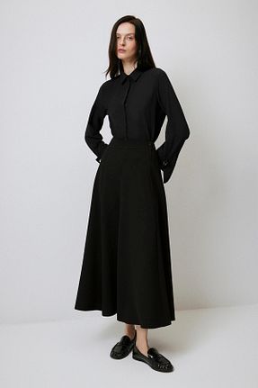 دامن حجاب مشکی زنانه نیمه فیت Touche Prive - کد 882293663