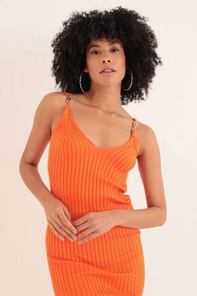 لباس نارنجی زنانه جین Genel Markalar - کد 789329253