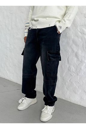 شلوار مشکی مردانه پنبه ای Denim Shorty - کد 882314034