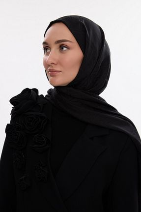 شال مشکی زنانه پنبه ای Genel Markalar - کد 882379544