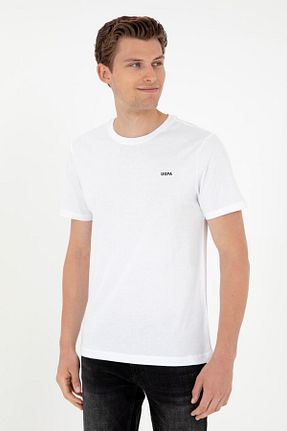 تیشرت سفید مردانه رگولار U.S. Polo Assn. - کد 882396587