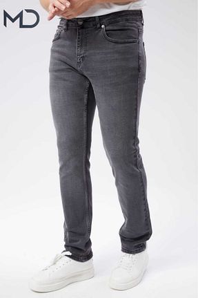 شلوار جین طوسی مردانه رگولار MD MARSHALL DENIM - کد 882390195