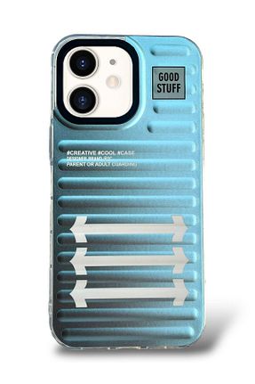 کاور و قاب فیروزه ای iPhone 11 Aktech - کد 882401077