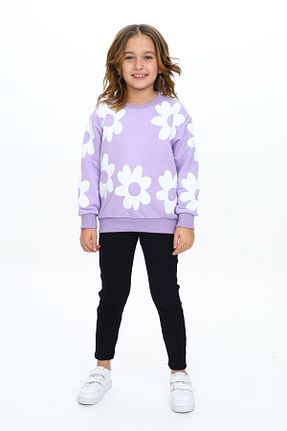 ست بالاتنه و پائین تنه بنفش بچه گانه بافت My Kids Wear - کد 882400894