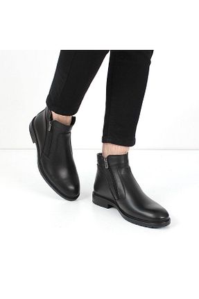 بوت / نیم بوت مشکی مردانه چرم خالص Celal Gültekin - کد 882409458