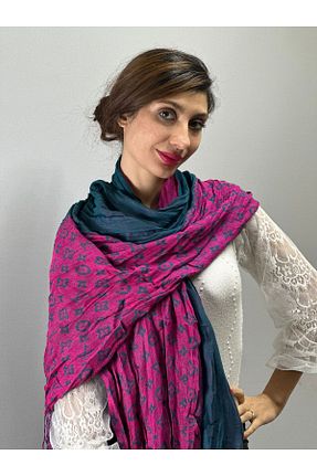 شال صورتی زنانه پنبه ای Gönülden Tasarım - کد 882455771