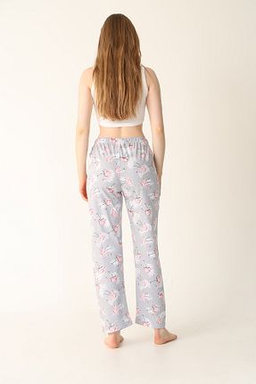 پائین تنه راحتی طوسی زنانه %100 پنبه Arvin Pijama - کد 882472327