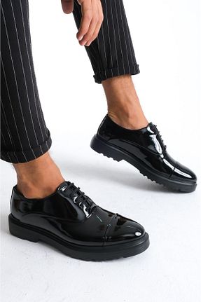 کفش کلاسیک مشکی مردانه چرم مصنوعی maximoda - کد 882469700