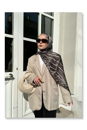 شال مشکی زنانه پلی استر locella - کد 882468683