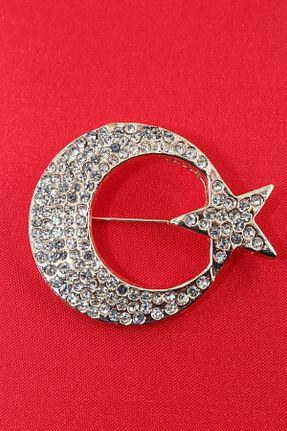 سنجاق سینه زرد زنانه فلزی KEEBA - کد 882479461