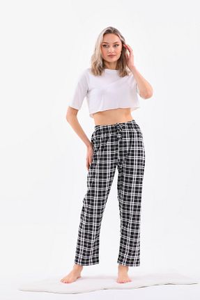 پائین تنه راحتی مشکی مردانه پنبه ای Arvin Pijama - کد 824522695