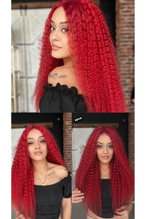 کلاه گیس قرمز زنانه Suzan Peruk - کد 882505136