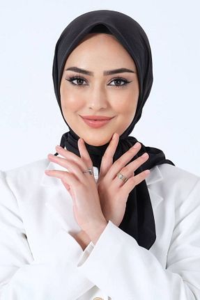 شال مشکی زنانه پلی استر haremscarfs - کد 882509626