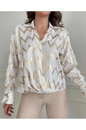 بلوز نباتی زنانه چاپی Selence - کد 817545754
