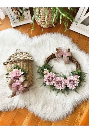 تزئینات درب صورتی حصیر Pusula Hijyen - کد 303802277
