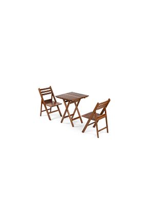 ست باغچه قهوه ای چوب mebel stil - کد 882555073