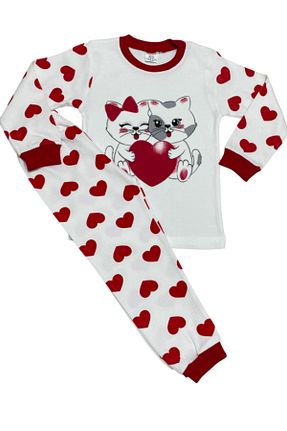 ست لباس راحتی سفید بچه گانه Kalp ÖZÖZ BEBE - کد 882286090