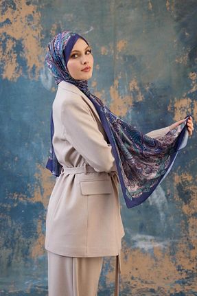 شال بنفش زنانه İpekhan - کد 882645910