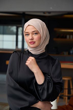 شال نارنجی زنانه İpekhan - کد 817282823