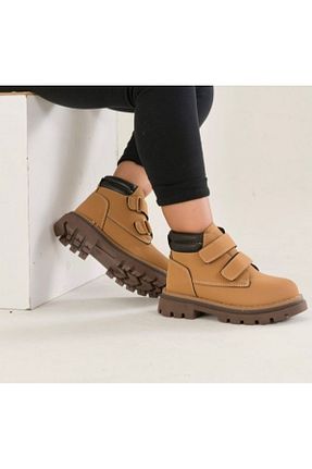 بوت / نیم بوت زرد بچه گانه چرم مصنوعی PATİK BEBE - کد 776921575