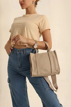 کیف دوشی قهوه ای زنانه چرم مصنوعی citycenterfashion - کد 784135598