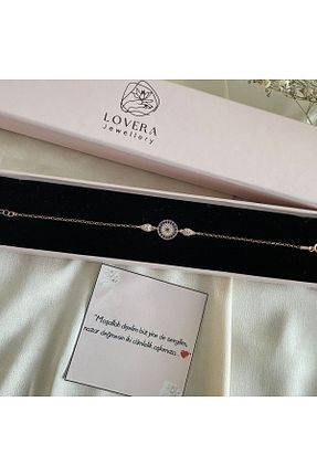دستبند نقره رنگی زنانه 925 عیار Lovera Jewellery - کد 882658892