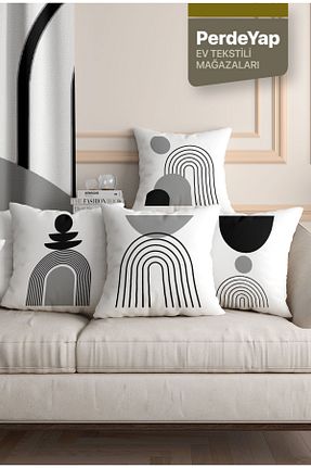 کوسن و روکش کوسن سفید مخمل PerdeYap1980 - کد 882649580