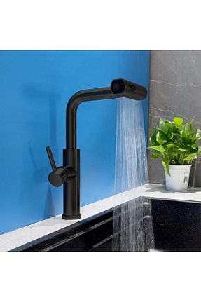 شیر سینک ظرفشویی مشکی RENA DESIGN - کد 882659857