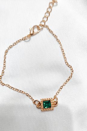 دستبند استیل (فولاد) سبز زنانه استیل (فولاد) Ticen - کد 882660004